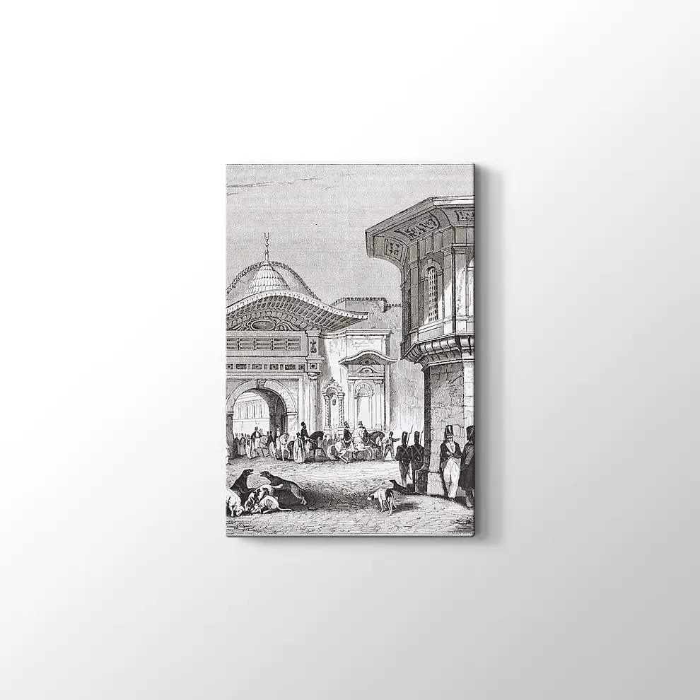 Eski İstanbul Kanvas Tablo