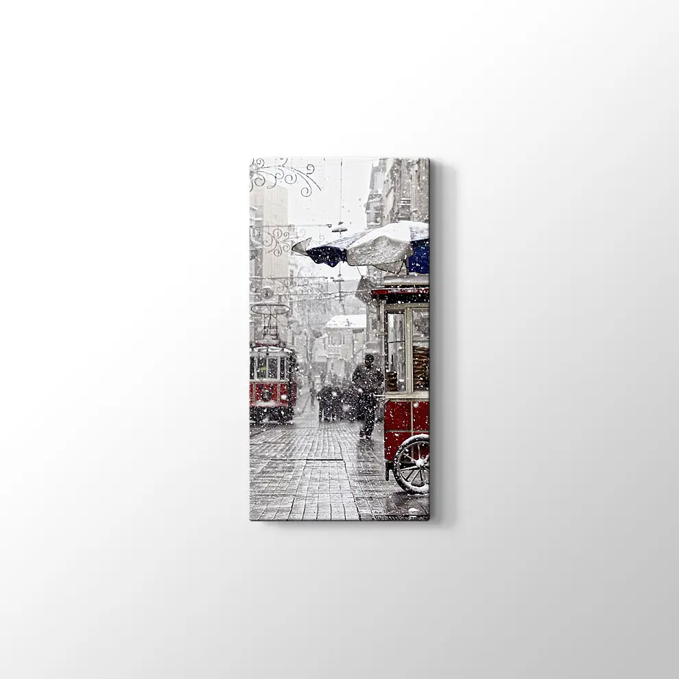 Beyoğlu'nda Kar Tablosu