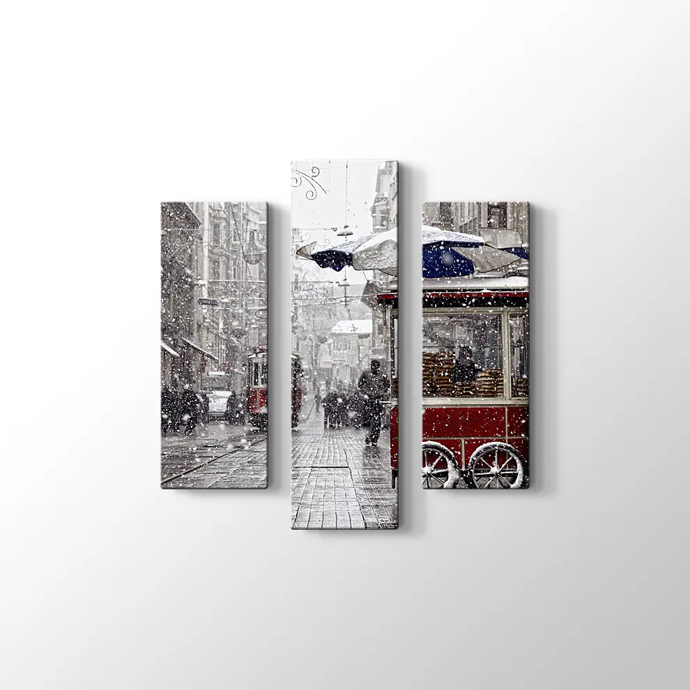 Beyoğlu'nda Kar Tablosu