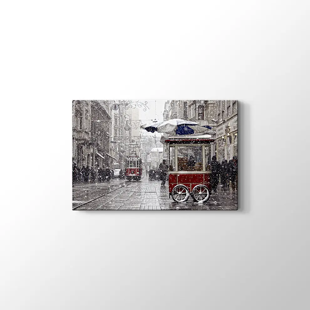 Beyoğlu'nda Kar Tablosu