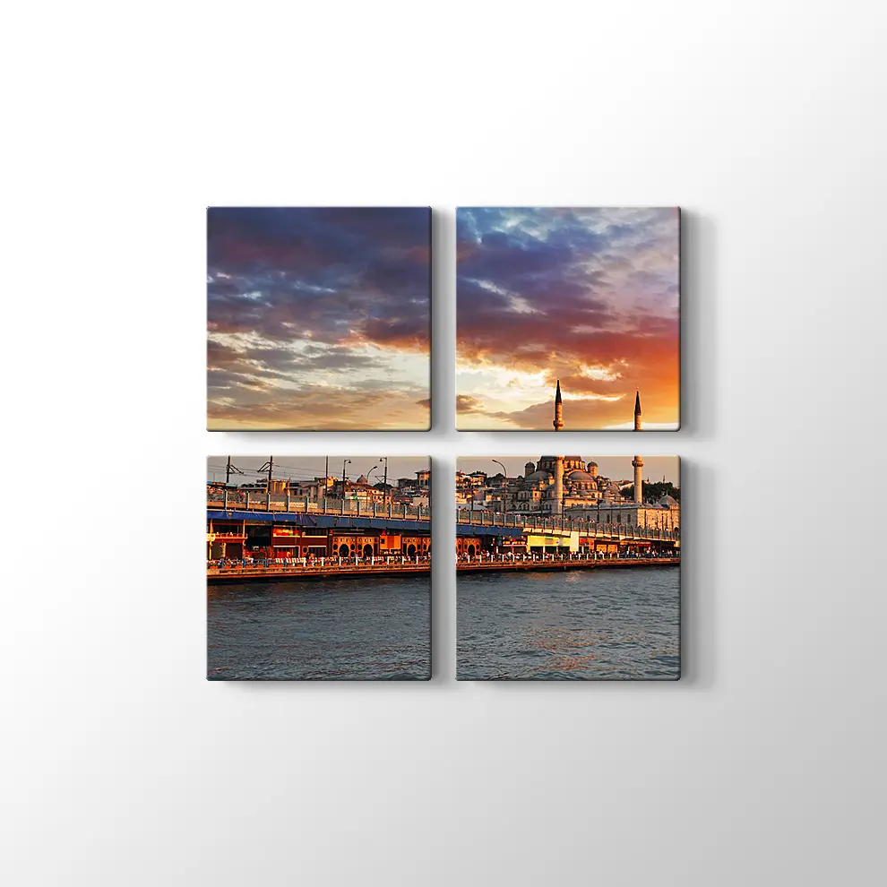 Haliç Köprüsü Kanvas Tablo