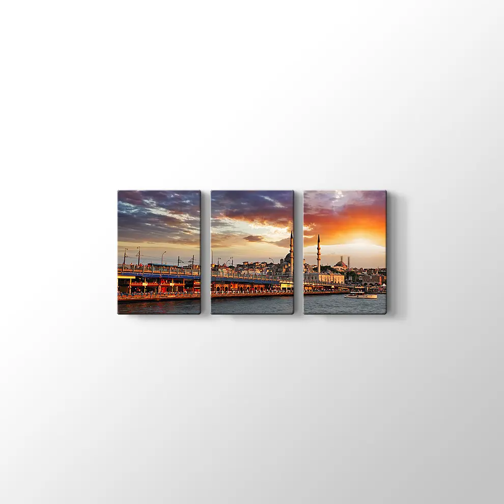 Haliç Köprüsü Kanvas Tablo