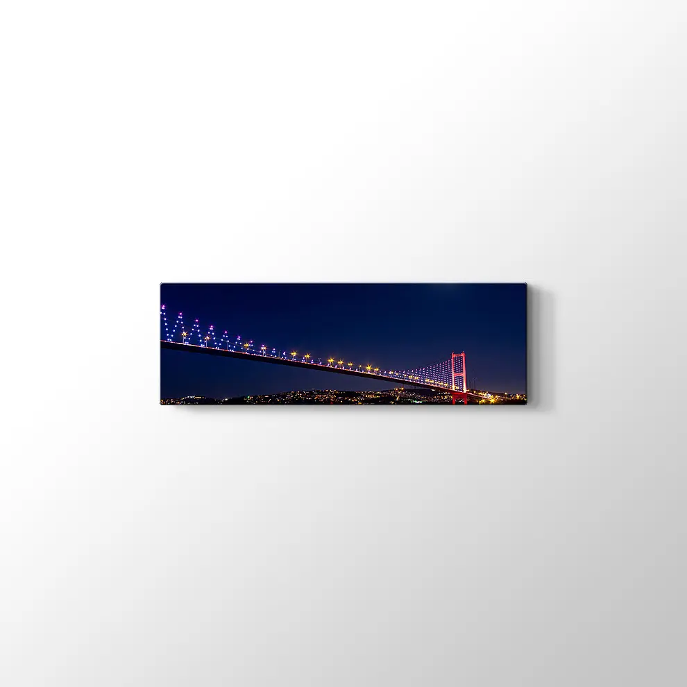 Ay Işığı ve Boğaz Kanvas Tablo