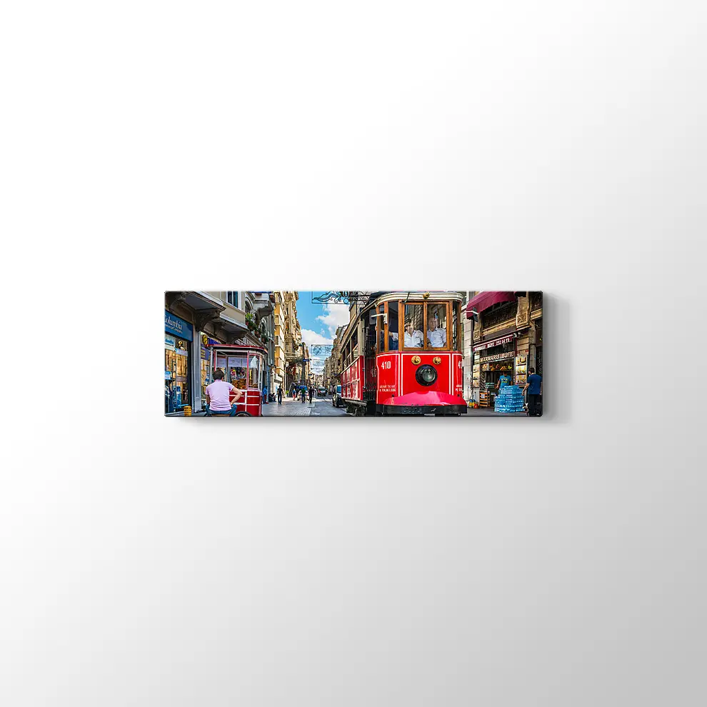 Taksim Tramvay Kanvas Tablo