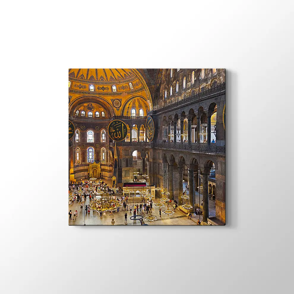 Ayasofya İç Mekan Kanvas Tablo