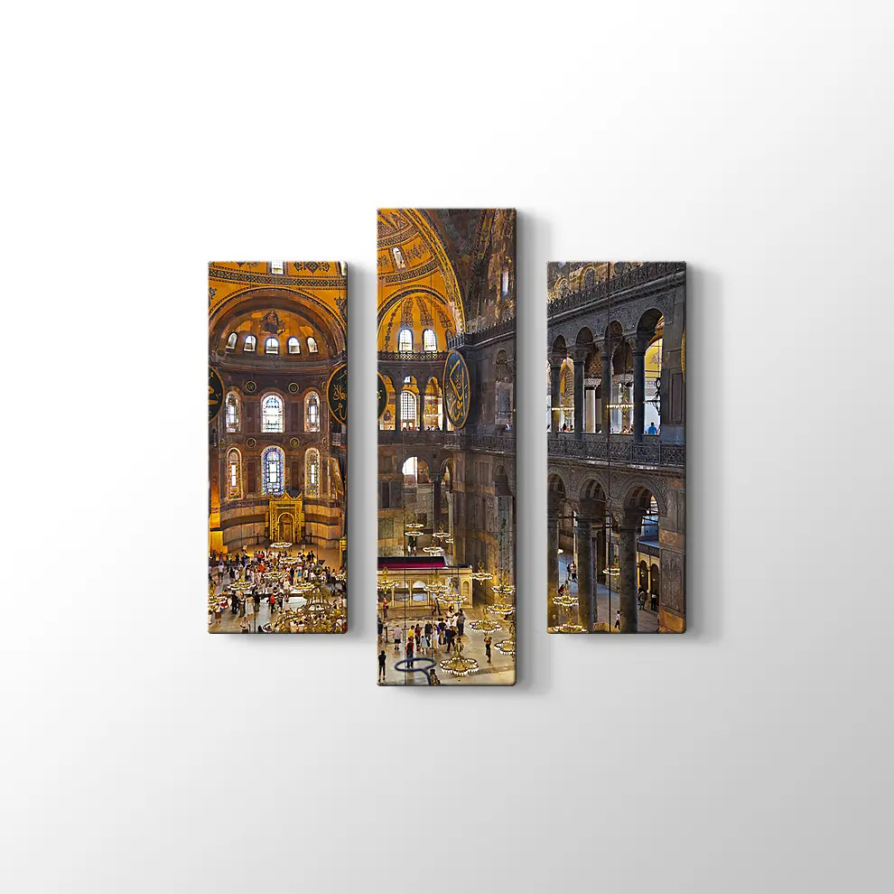 Ayasofya İç Mekan Kanvas Tablo