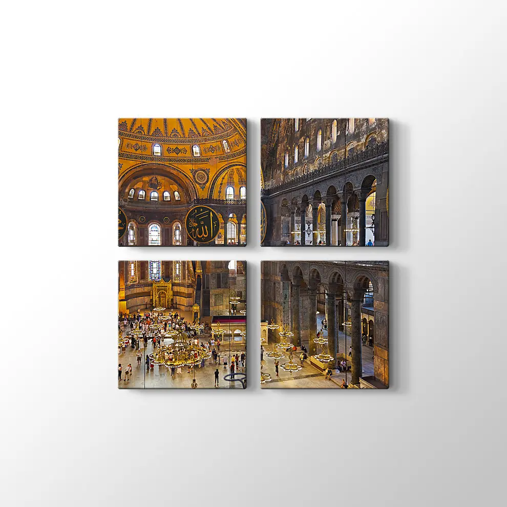 Ayasofya İç Mekan Kanvas Tablo
