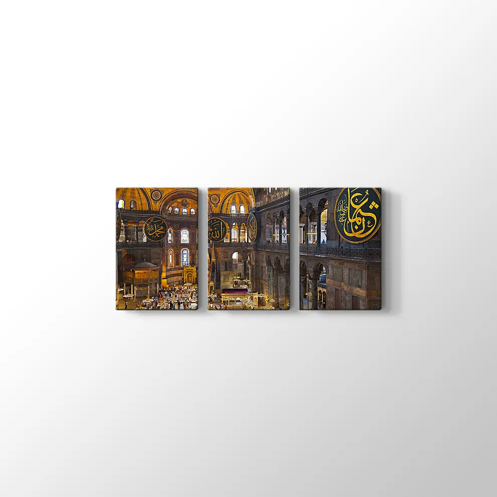 Ayasofya İç Mekan Kanvas Tablo