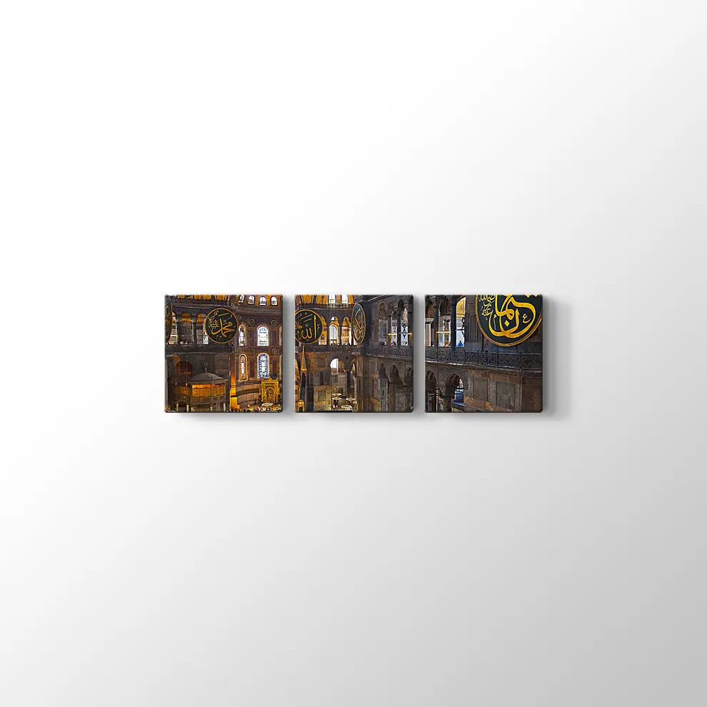 Ayasofya İç Mekan Kanvas Tablo