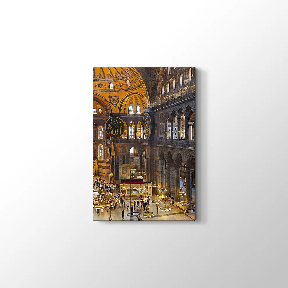Ayasofya İç Mekan Kanvas Tablo