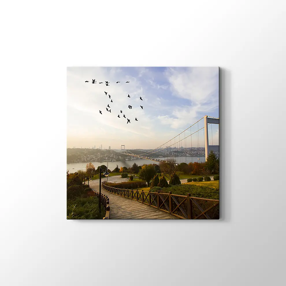 İstanbul Otağtepe Manzara Kanvas Tablo