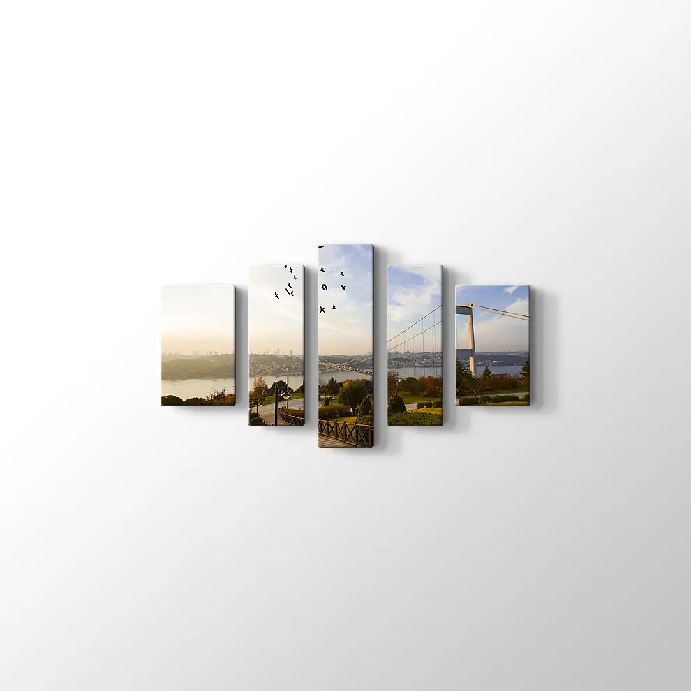 İstanbul Otağtepe Manzara Kanvas Tablo