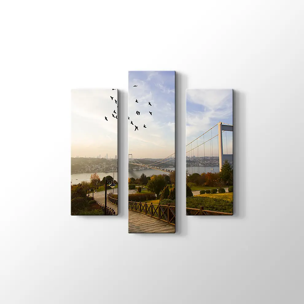 İstanbul Otağtepe Manzara Kanvas Tablo