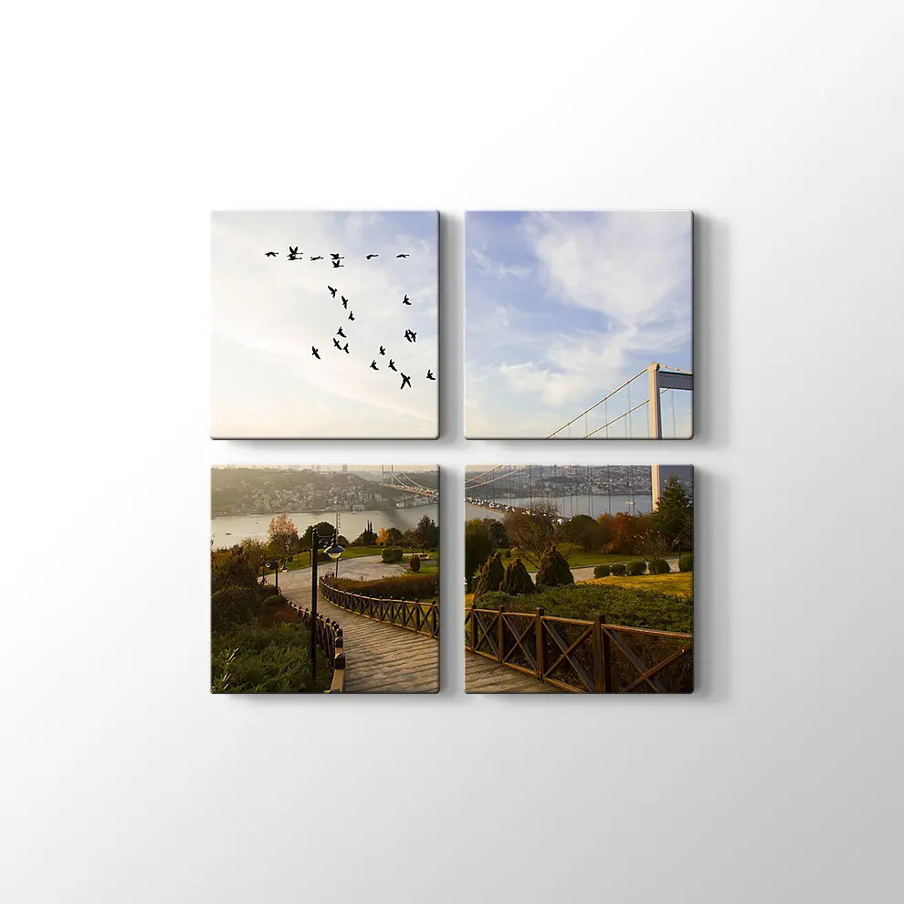 İstanbul Otağtepe Manzara Kanvas Tablo