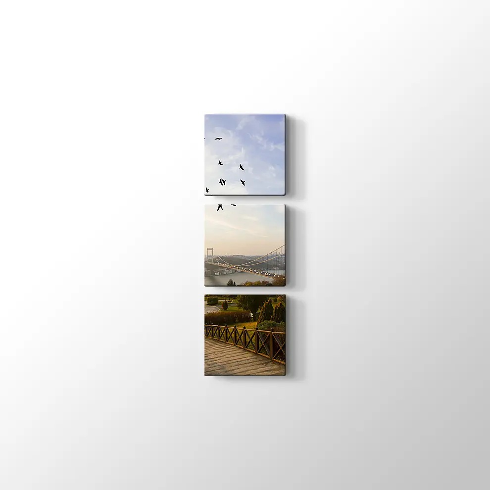 İstanbul Otağtepe Manzara Kanvas Tablo