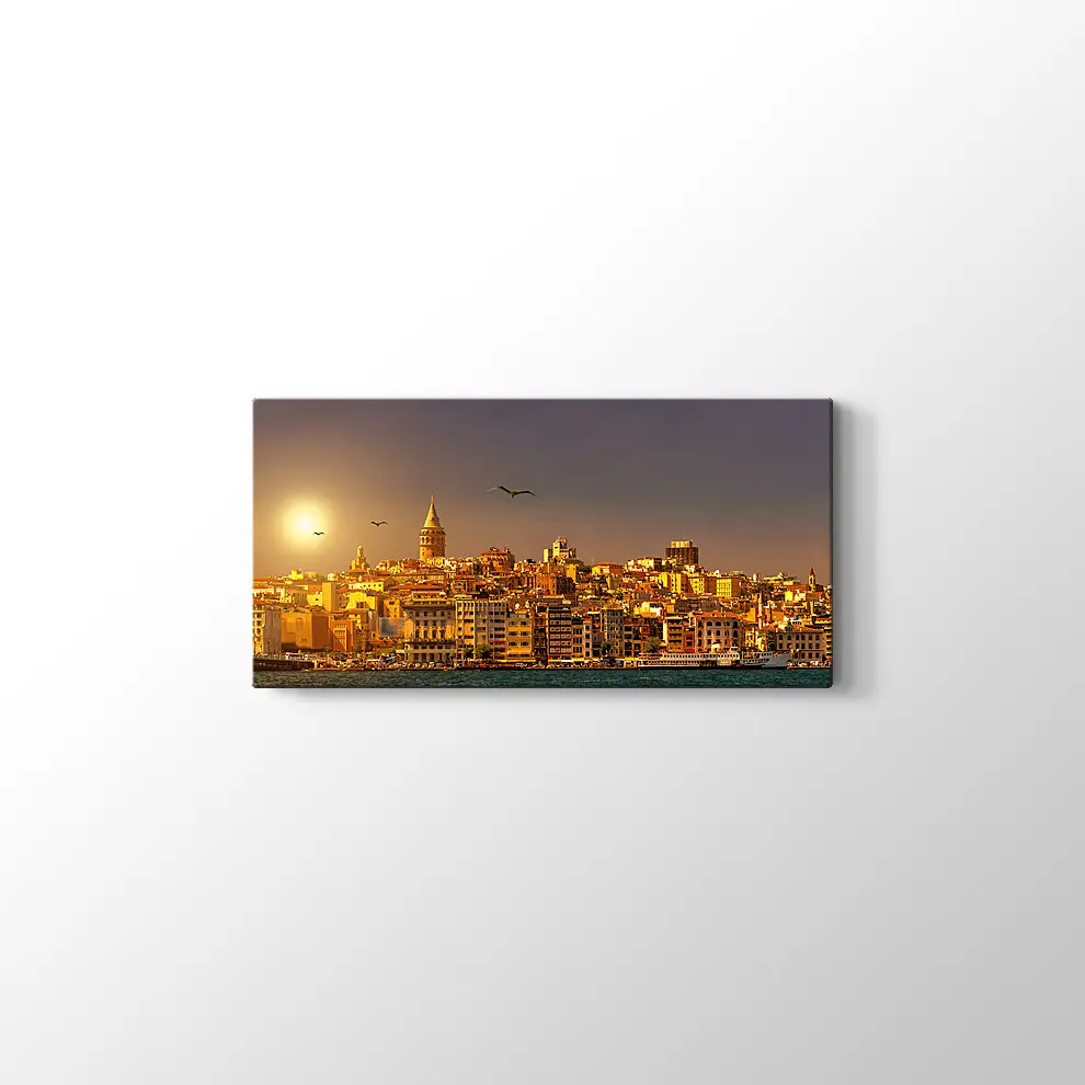 Güneş Işığında İstanbul Kanvas Tablo