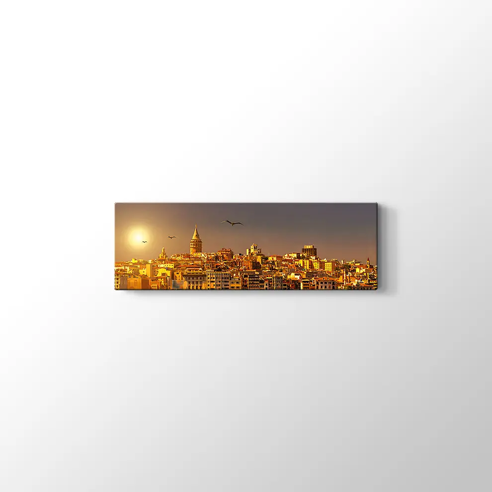 Güneş Işığında İstanbul Kanvas Tablo