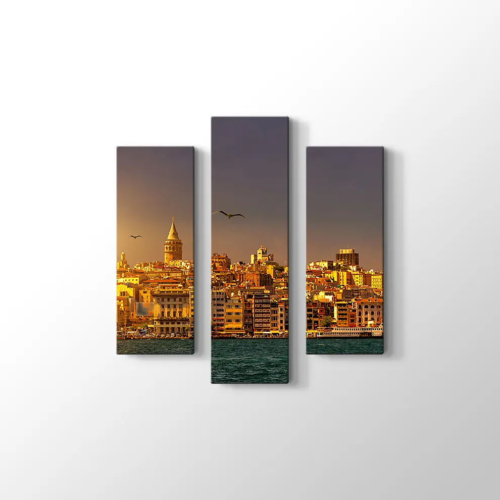 Güneş Işığında İstanbul Kanvas Tablo