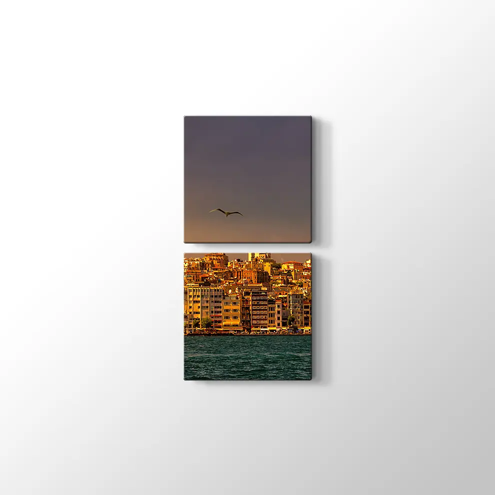 Güneş Işığında İstanbul Kanvas Tablo