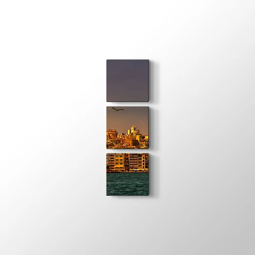 Güneş Işığında İstanbul Kanvas Tablo