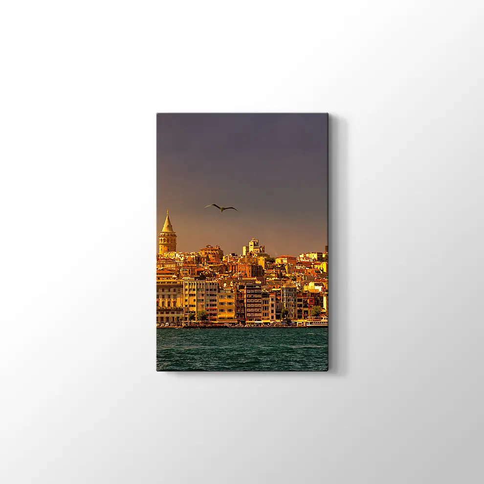 Güneş Işığında İstanbul Kanvas Tablo