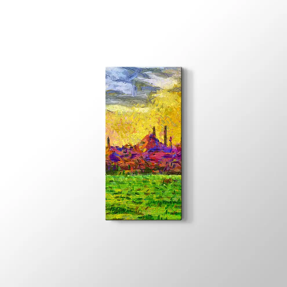 Şehir Manzarası Boyama Tabosu