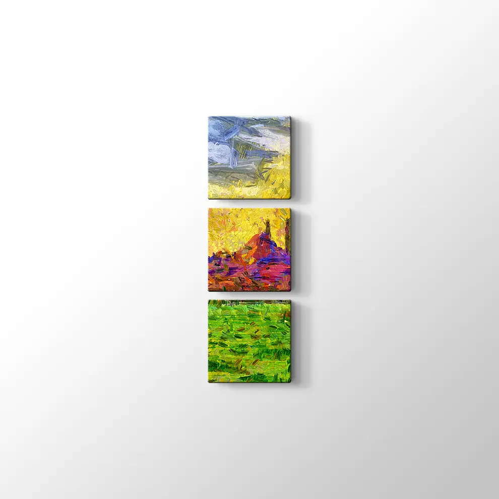 Şehir Manzarası Boyama Tabosu