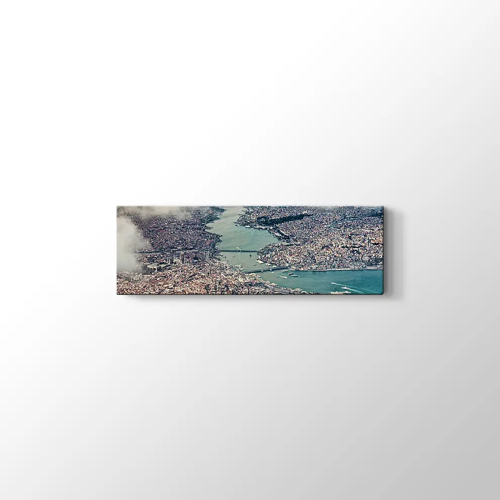 Gökyüzünden İstanbul Kanvas Tablo
