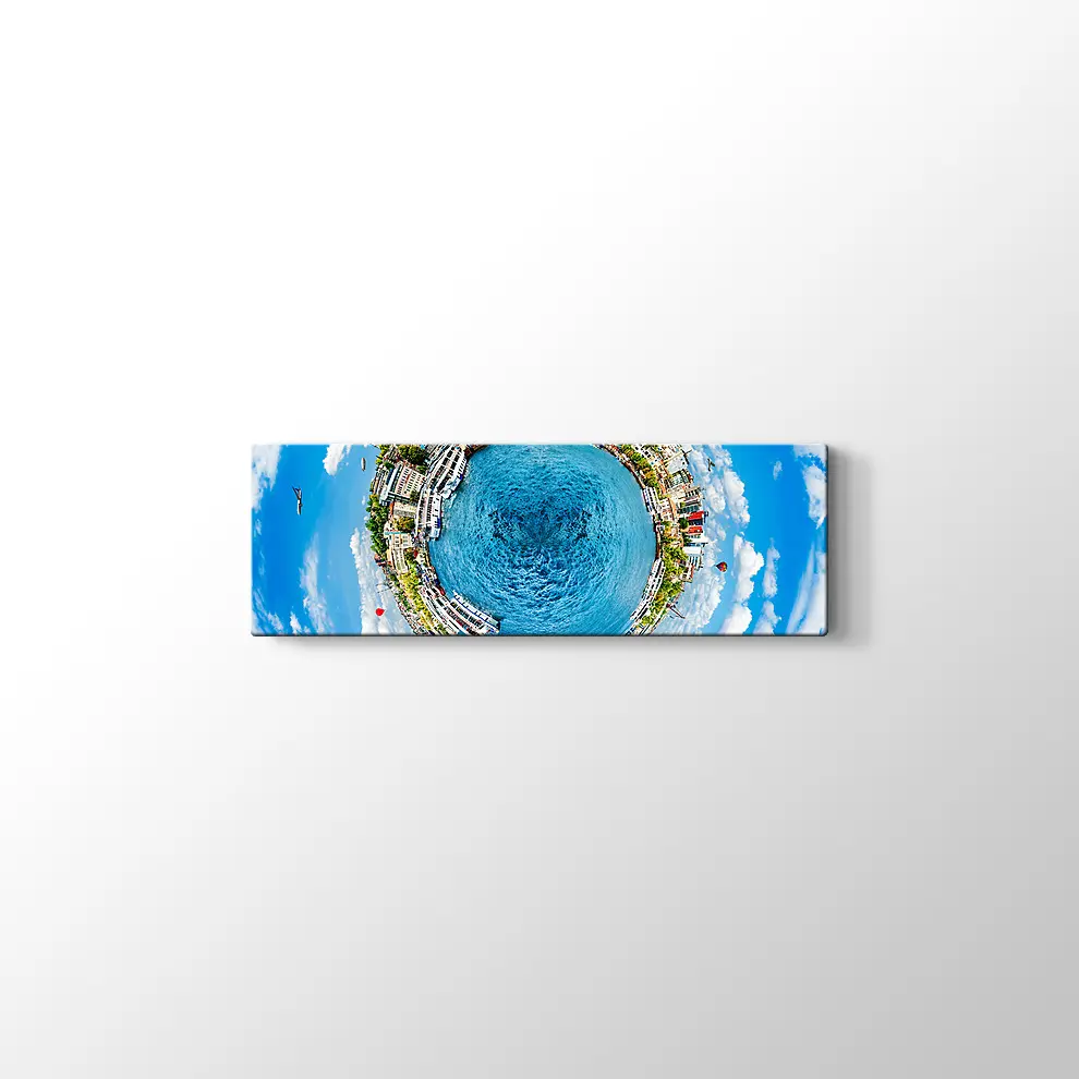 Küçük Gezegen İstanbul Kanvas Tablo