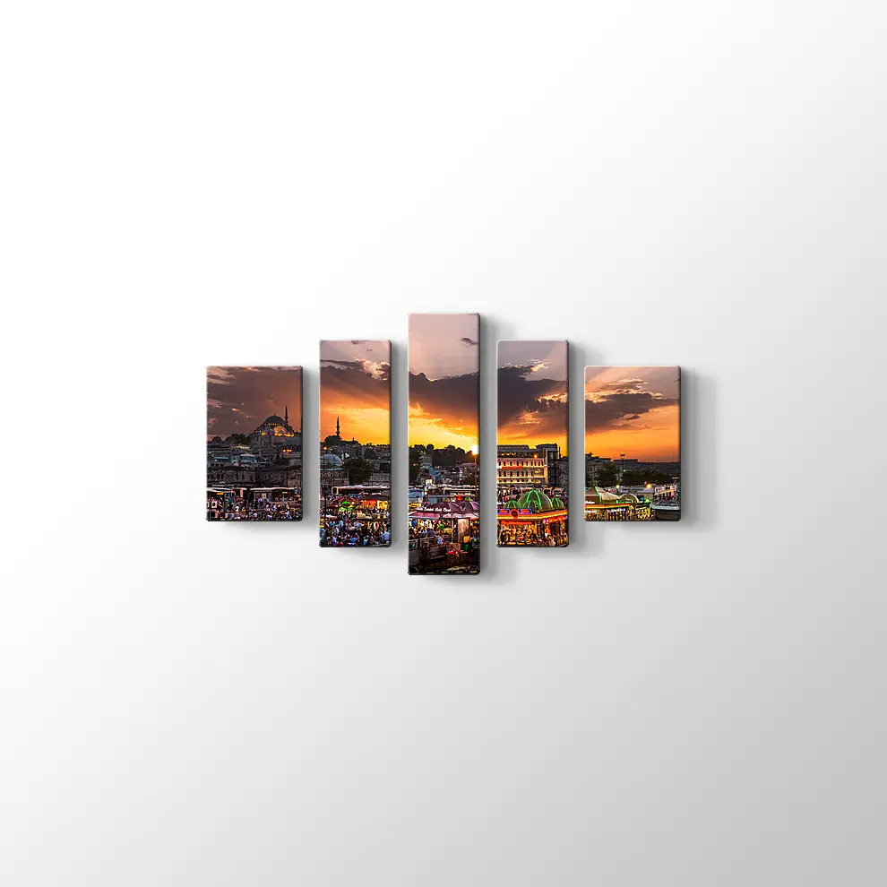 Eminönü Balıkçılar Kanvas Tablo