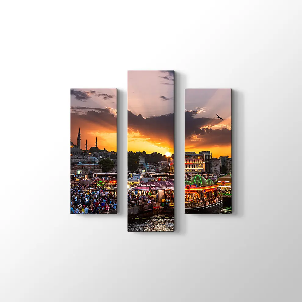Eminönü Balıkçılar Kanvas Tablo