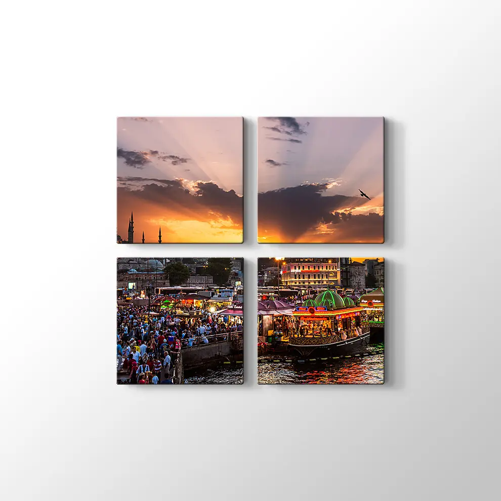 Eminönü Balıkçılar Kanvas Tablo