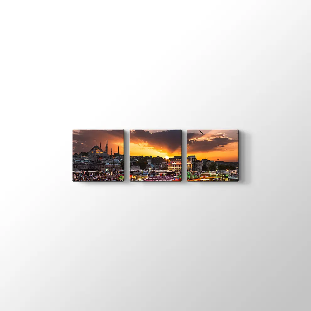 Eminönü Balıkçılar Kanvas Tablo