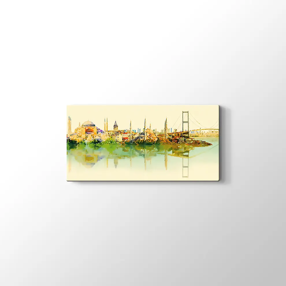 Eski Zaman İstanbul Kanvas Tablo