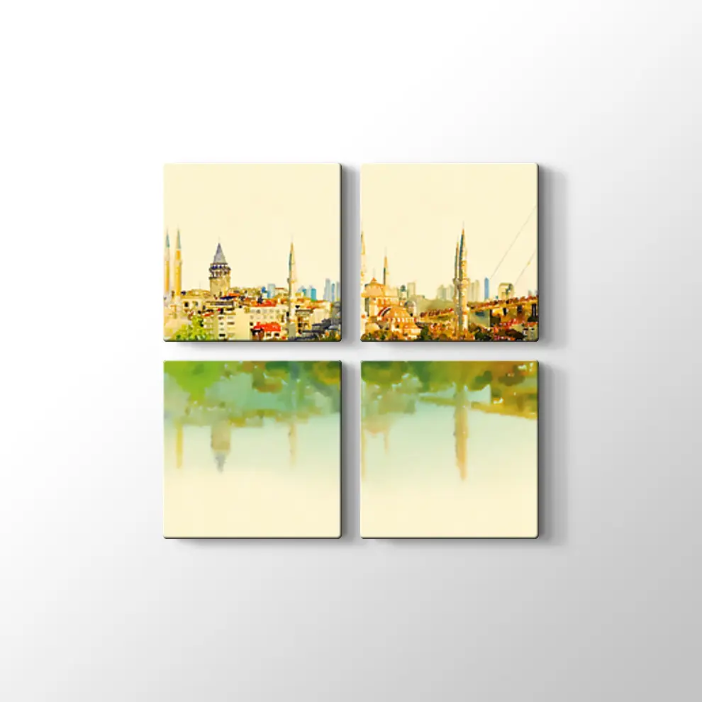 Eski Zaman İstanbul Kanvas Tablo