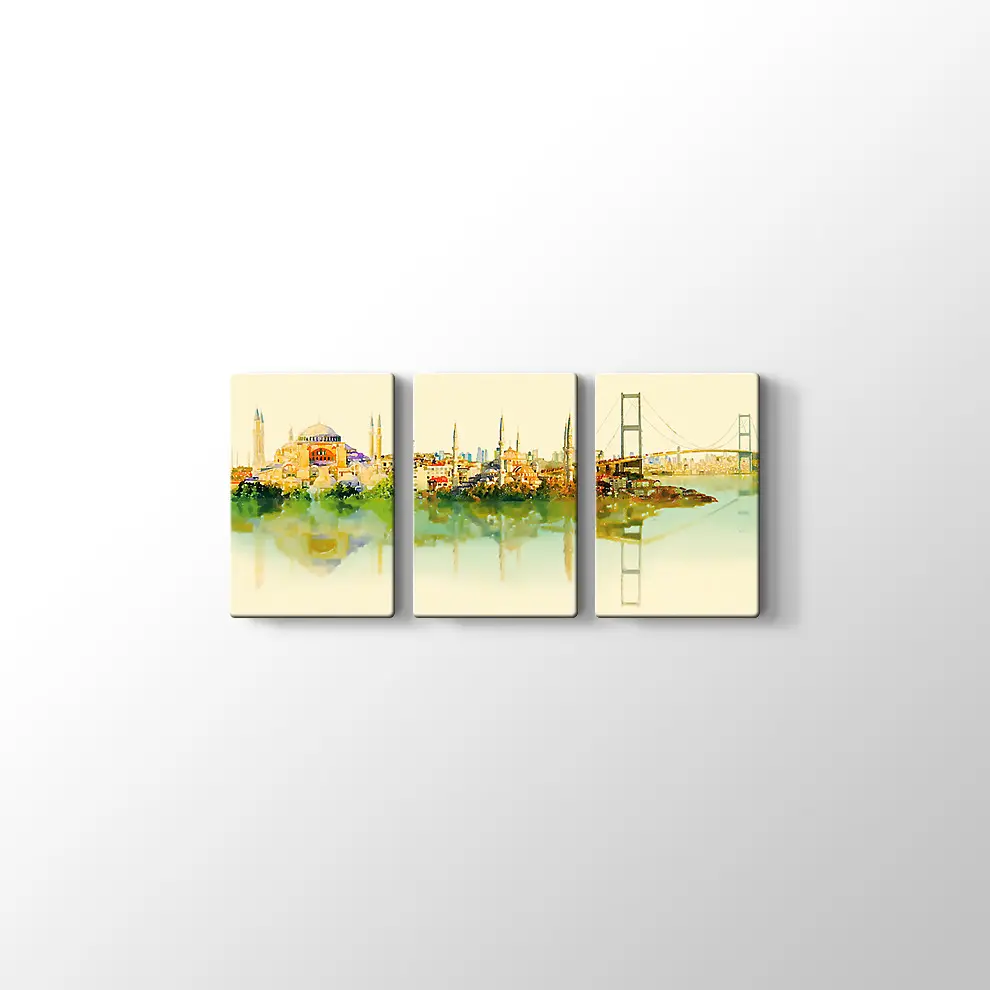 Eski Zaman İstanbul Kanvas Tablo