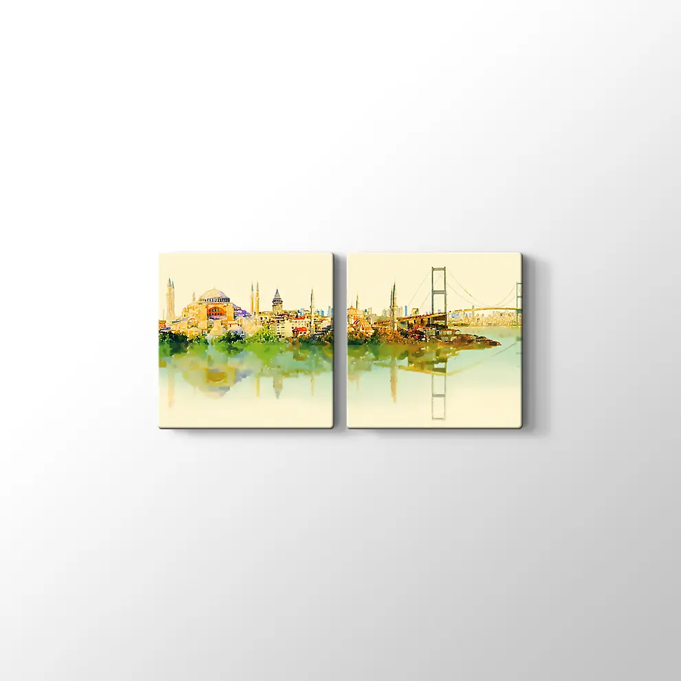 Eski Zaman İstanbul Kanvas Tablo