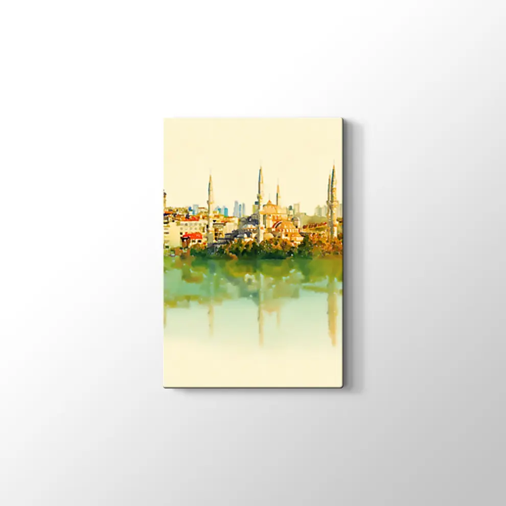 Eski Zaman İstanbul Kanvas Tablo