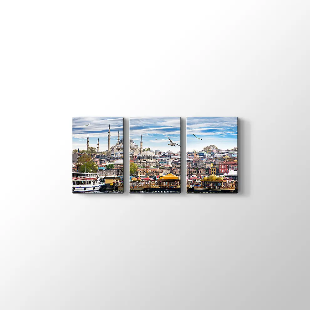 İstanbul Eminönü Kanvas Tablo