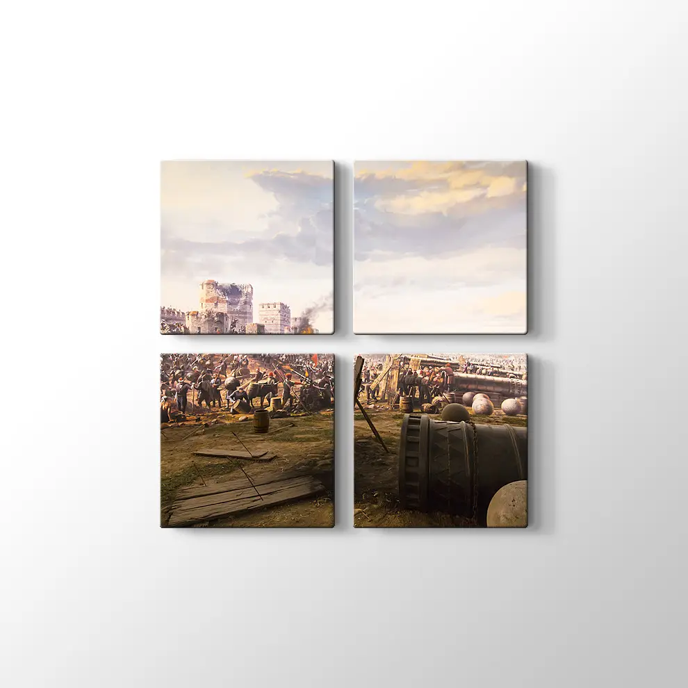 İstanbul'un Fethi Surlar Tablosu