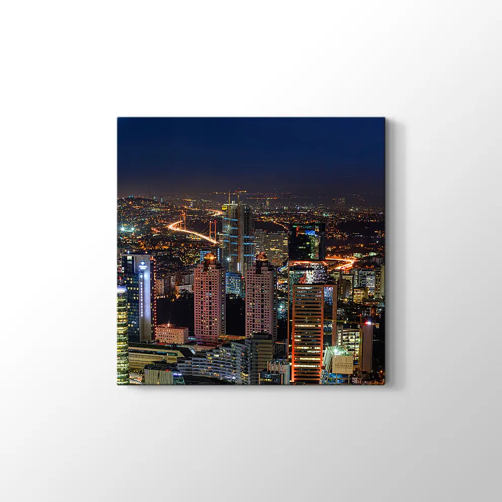 Levent İş Kuleleri Kanvas Tablo