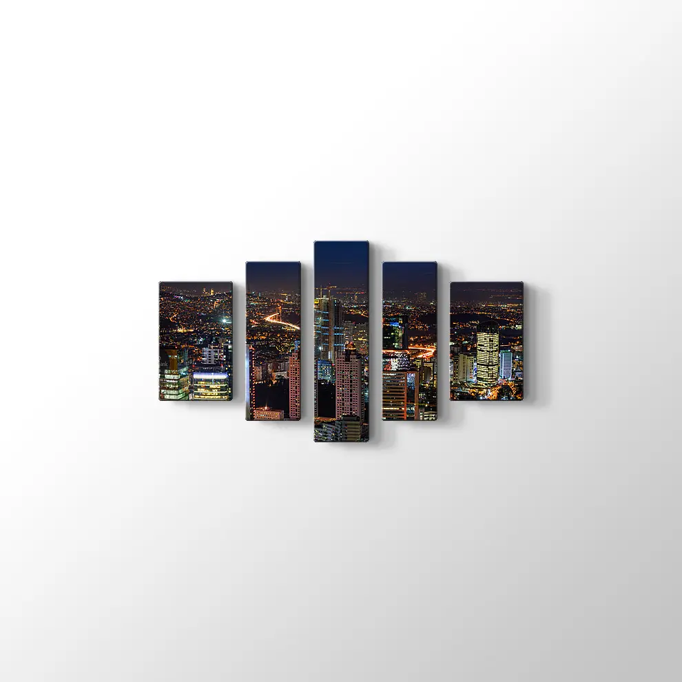 Levent İş Kuleleri Kanvas Tablo