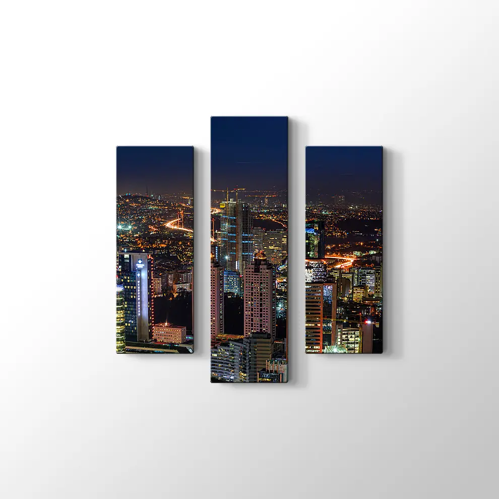 Levent İş Kuleleri Kanvas Tablo