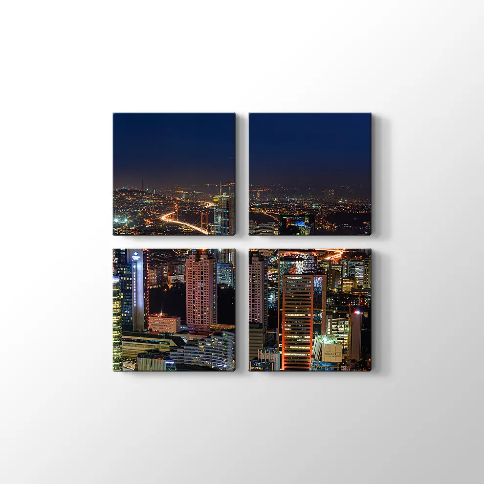 Levent İş Kuleleri Kanvas Tablo