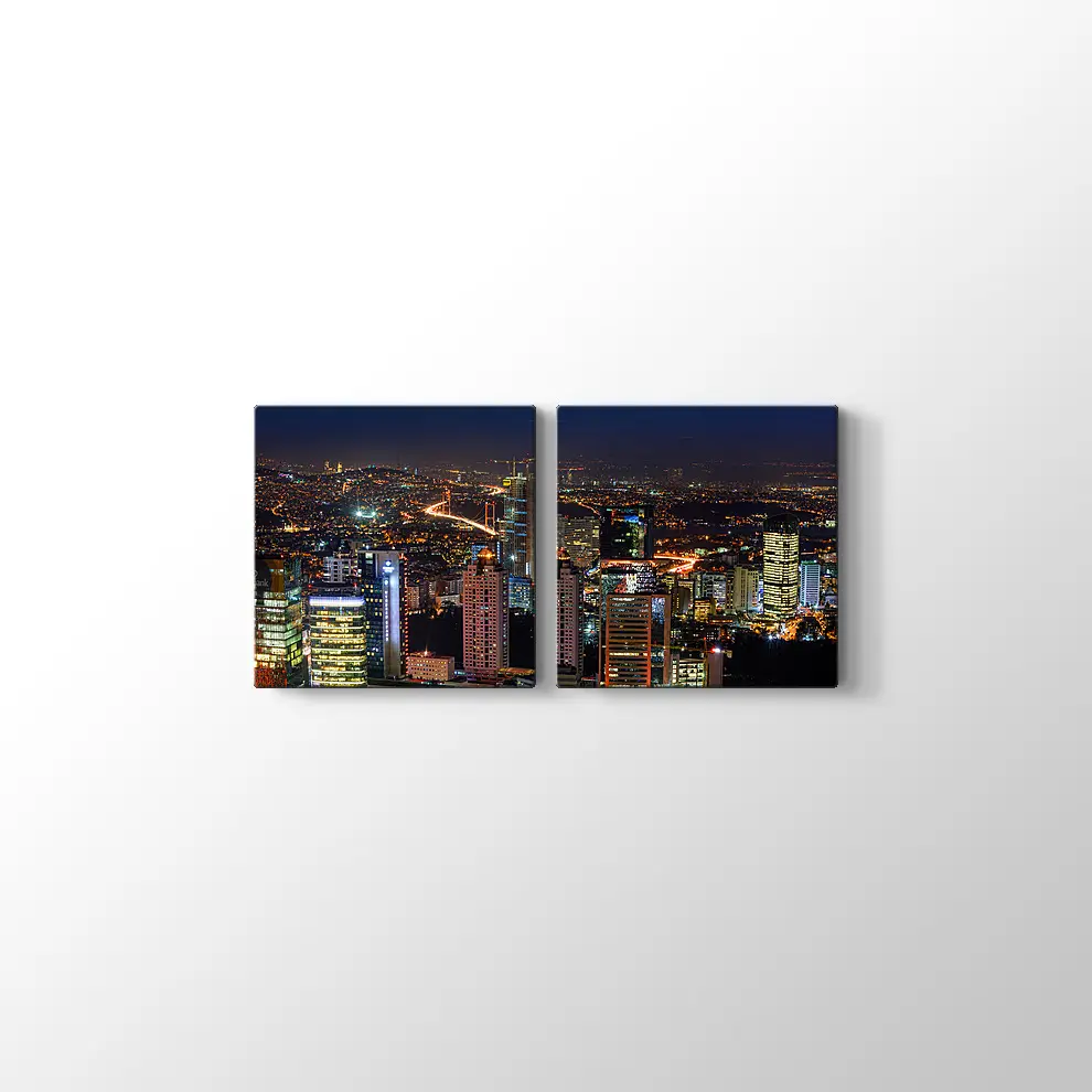 Levent İş Kuleleri Kanvas Tablo