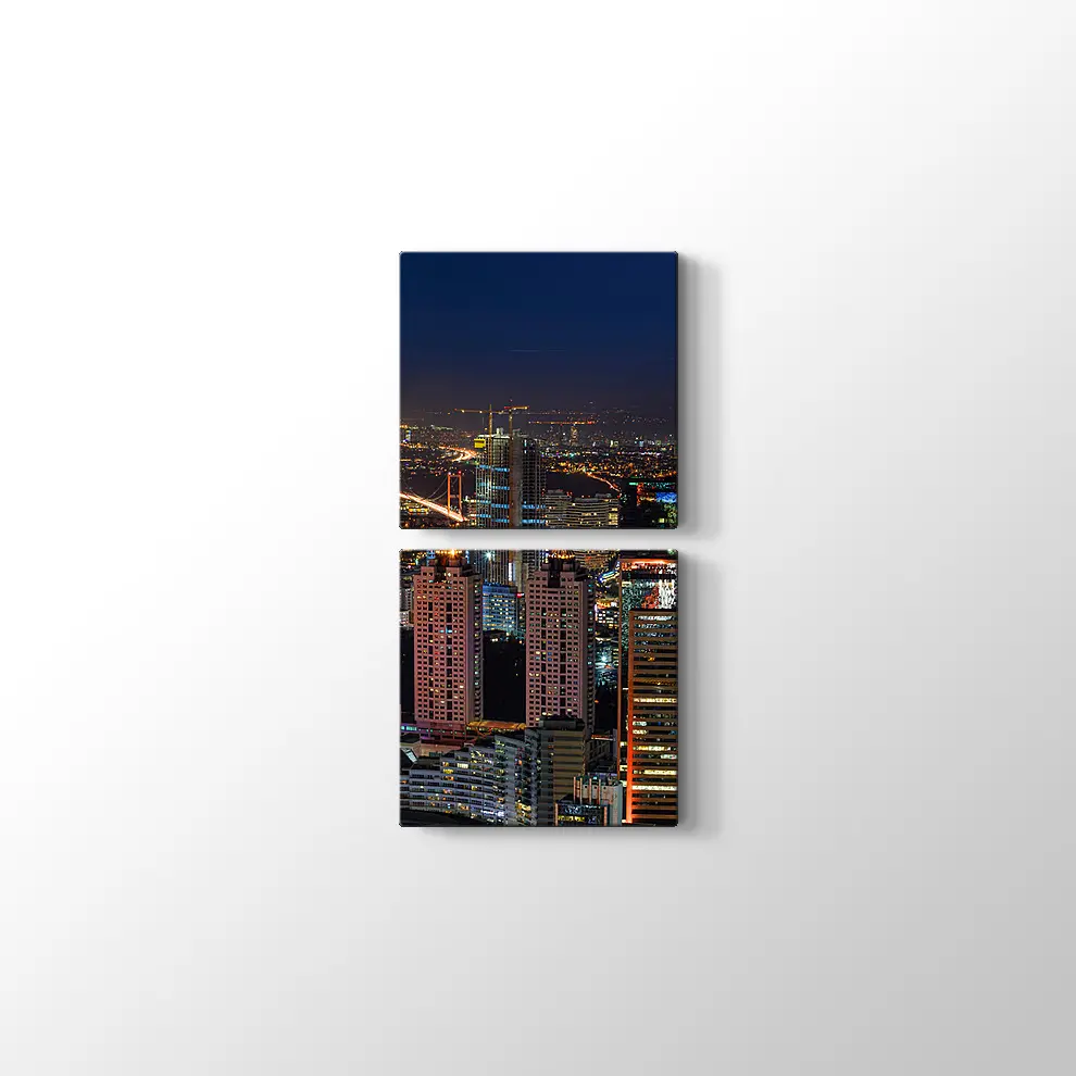 Levent İş Kuleleri Kanvas Tablo