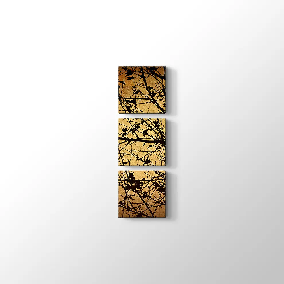 Kuru Dallar Kanvas Tablo