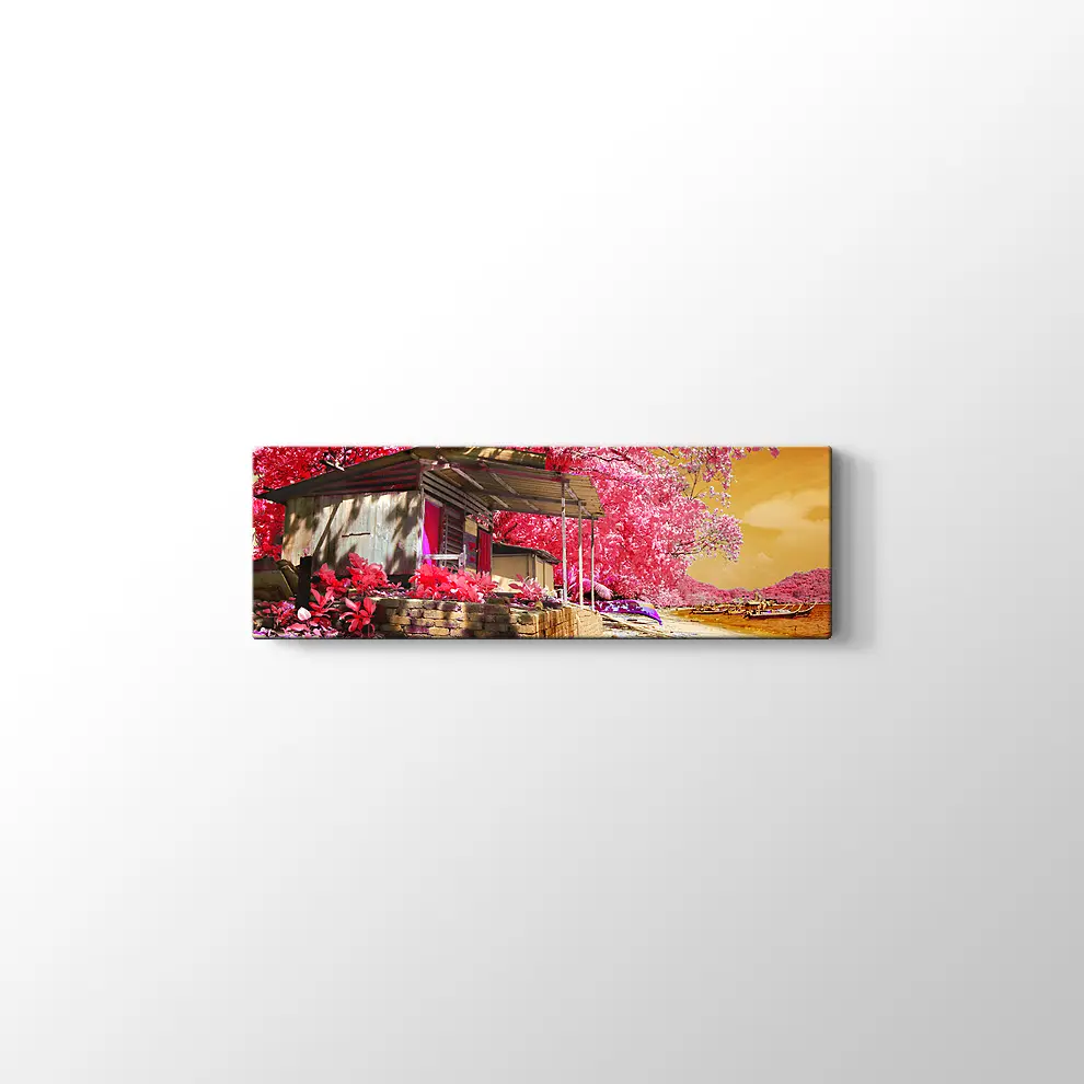 Kızılötesi Kulübe Kanvas Tablo