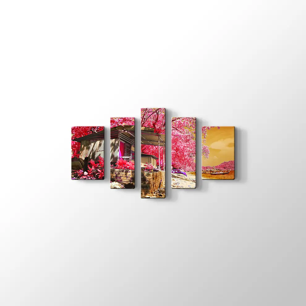 Kızılötesi Kulübe Kanvas Tablo