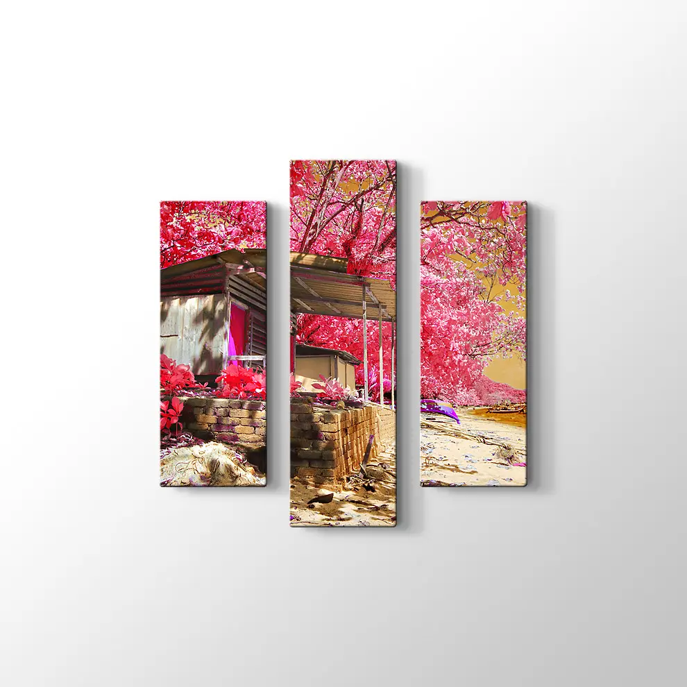 Kızılötesi Kulübe Kanvas Tablo